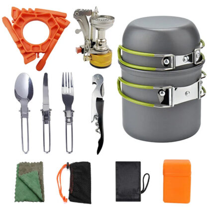 Compact & Durable Camping Cookware Set for Outdoor Adventure